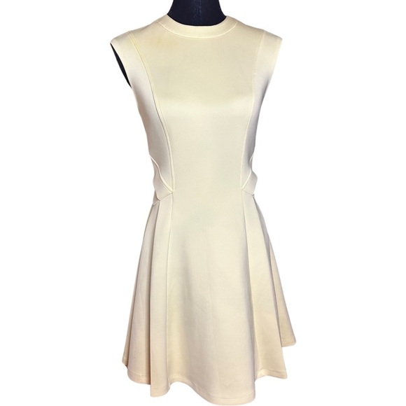 NWOT Ted Baker London mini dress. Pastel yellow SZ 1 - Picture 1 of 6